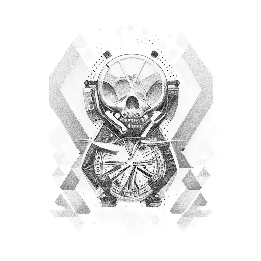 million Dollars Won't Change Me Cause Hard Times Made Me tattoo design idea