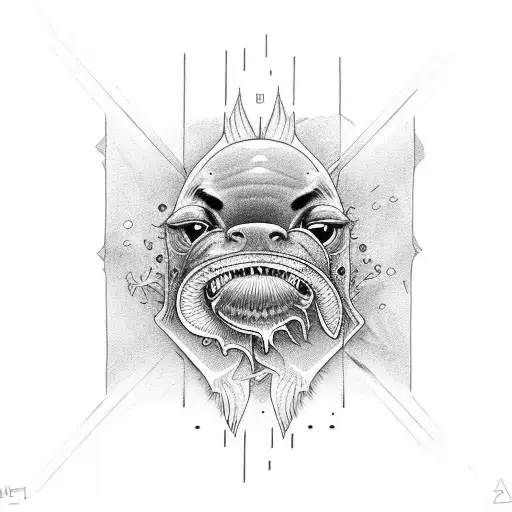 bass cleft with name molly tattoo design idea