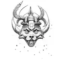 usmc devil dog tattoo design idea