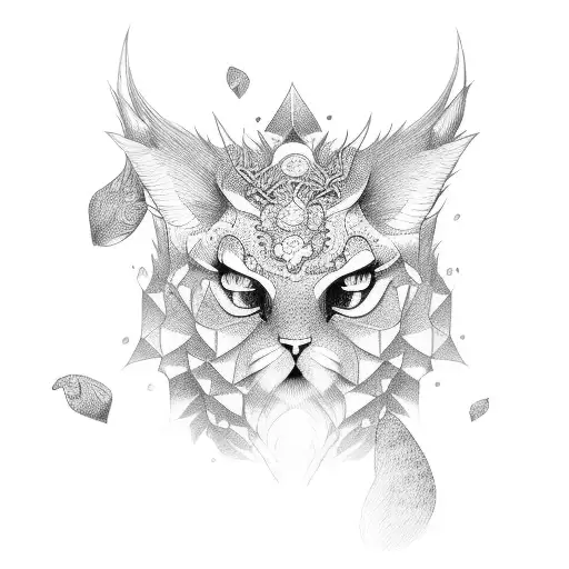 suminagashi tattoo design idea