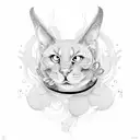 suminagashi tattoo design idea