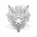 suminagashi tattoo design idea