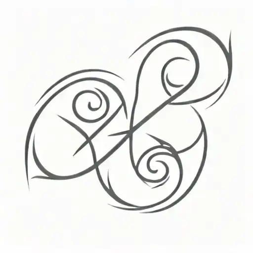 Bind rune with the following runes: fehu, uruz, gebo, wunjo and sowilo tattoo design idea