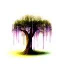  willow tree tattoo design idea