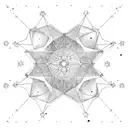 Constellation tattoo design idea