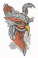 ojo de horus tattoo design idea