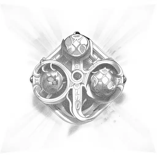 treasure tattoo design idea