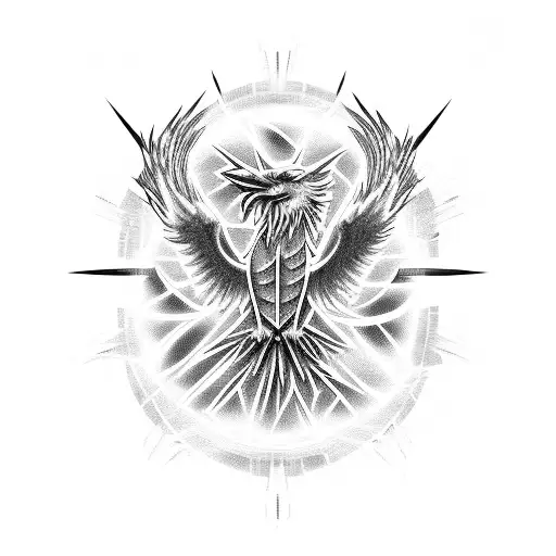 cybersigilism zapdos tattoo design idea