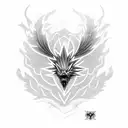 y2k zapdos tattoo design idea
