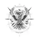 cybersigilism zapdos tattoo design idea