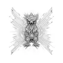 cybersigilism zapdos tattoo design idea