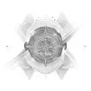 Dark waves that emerge from solar plex that goes till one shoulder, non symmetrical, oraganic tattoo design idea