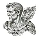 Julius Caesar Augustus tattoo design idea