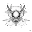 alien indio tattoo design idea