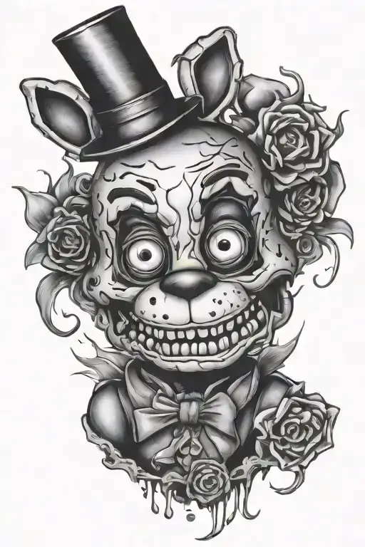 Five Nights at Freddy's tattoo design idea