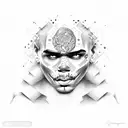 Chris Brown  tattoo design idea