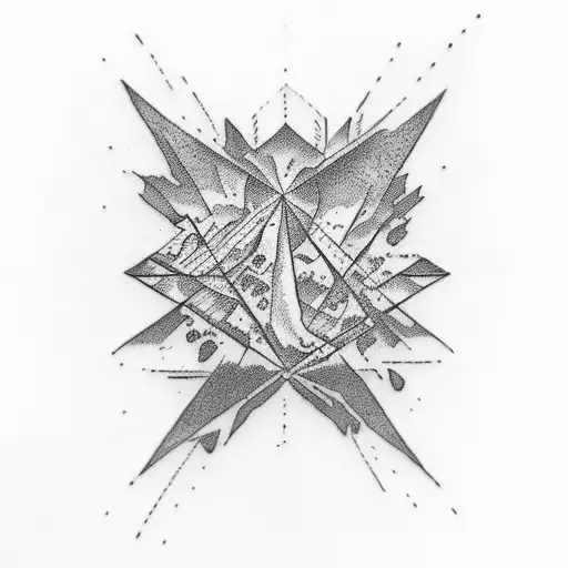 52hz and falling man tattoo design idea