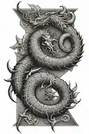 scorpio and capricorn tattoo design idea