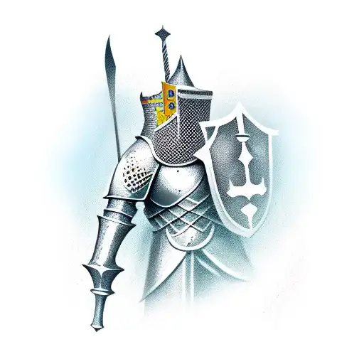 knight chess piece  tattoo design idea