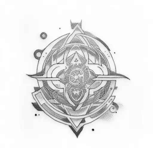 an arm tattoo of a anime logo tattoo design idea