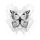 butterfly effect  tattoo design idea