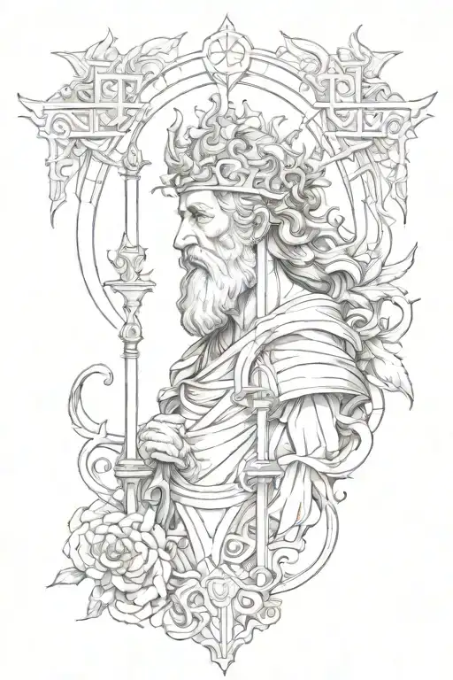 biblical tattoo design idea