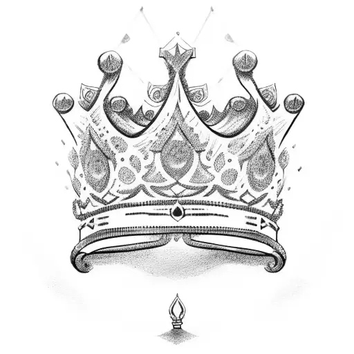 Queen's Crown tattoo design idea