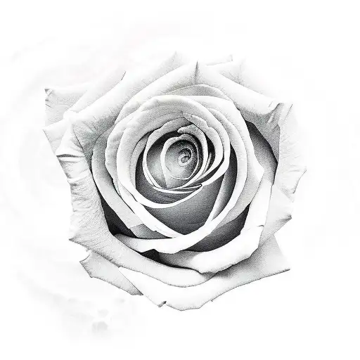 Rose with the name Katie tattoo design idea