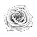 Katie In a Rose tattoo design idea