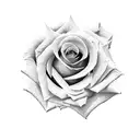 Rose + name "Katie" tattoo design idea