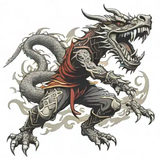 zuko dragon dance tattoo design idea