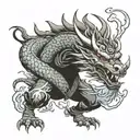 zuko dragon dance tattoo design idea