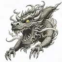 zuko dragon dance tattoo design idea