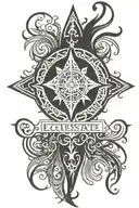 Ecclesiastes 3:4 verse surrounded by dancing, laughing, weeping, mourning tattoo design idea