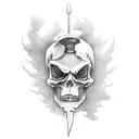 Grim Reaper tattoo design idea