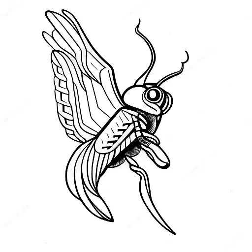 hawk moth death's head tattoo design idea