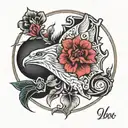 Representing Portsmouth, Ohio post stamp tattoo design idea