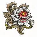 Representing Portsmouth, Ohio post stamp tattoo design idea