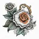 Representing Portsmouth, Ohio post stamp tattoo design idea