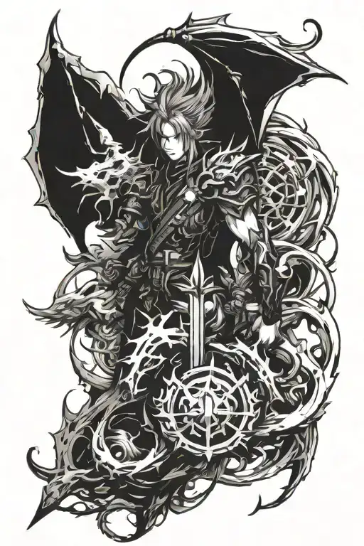 final fantasy tattoo design idea