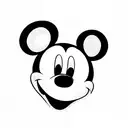 Mickey mouse tattoo design idea