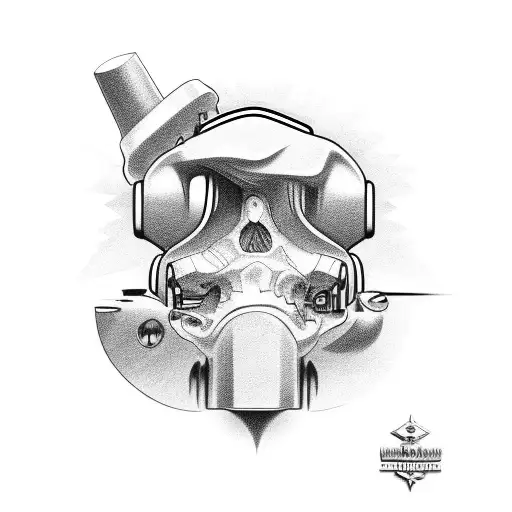 car mechanic  tattoo design idea