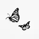 sleeve of flowers with monarch butterfly, cardinal, and greenery tattoo design idea