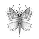 sleeve with flowers, monarch butterfly, cardinal tattoo design idea