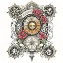 For billions of years since the outset of time Every single one of your ancestors survived Every single person on your M tattoo design idea