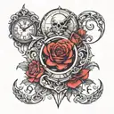 For billions of years since the outset of time Every single one of your ancestors survived Every single person on your M tattoo design idea