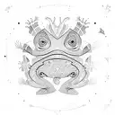 axolotl alebrije tattoo design idea