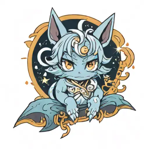 nyami nyami tattoo design idea