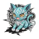 nyami nyami tattoo design idea