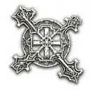 jerusalem cross tattoo design idea